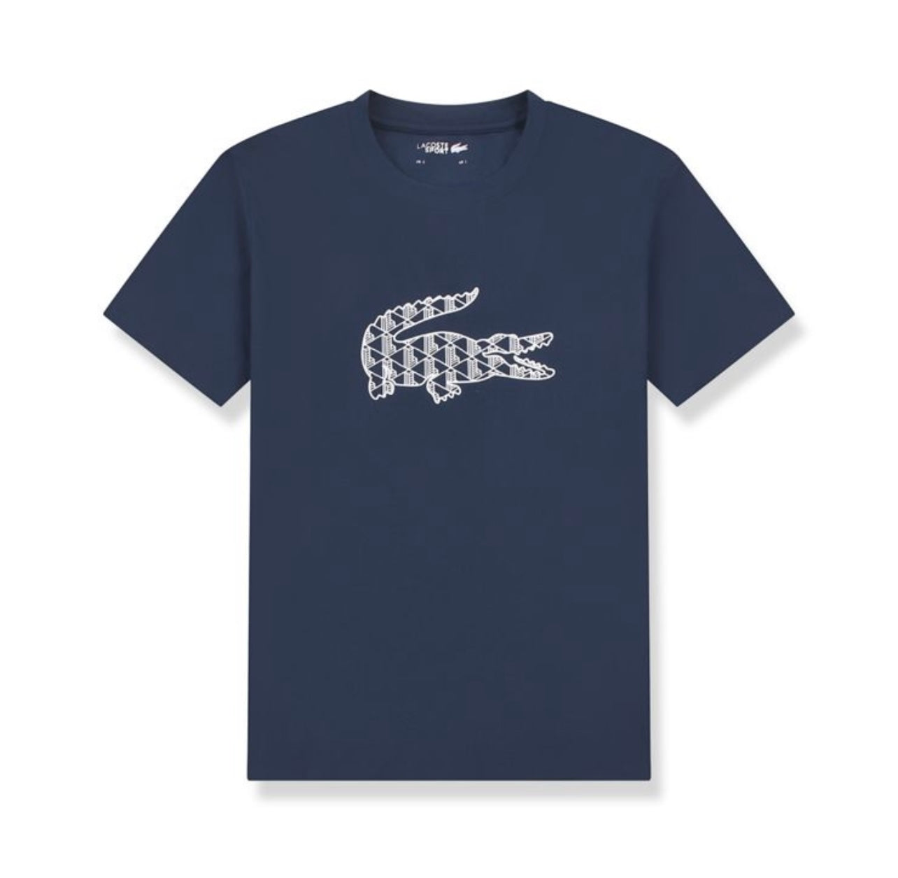 Lacoste Men's Crew Neck Pima Cotton Jersey T-shirt Navy