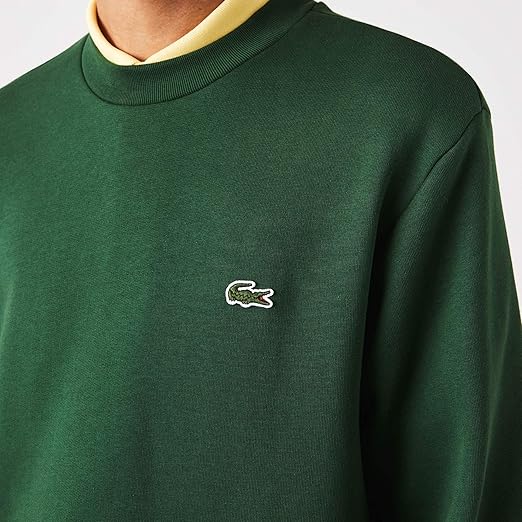 Lacoste Fleece Crew Neck Sweatshirt – Classic Fit