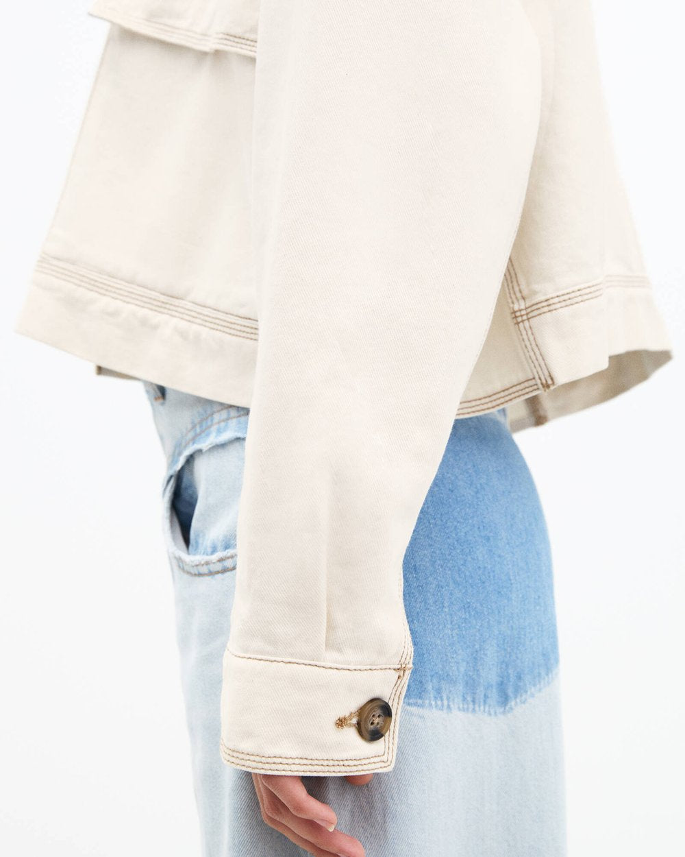 Pull&Bear Women's Oversized Denim Jacket