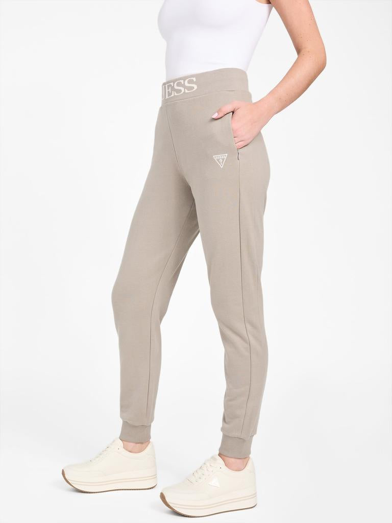 GUESS Women's Logo Waistband Sweatpan