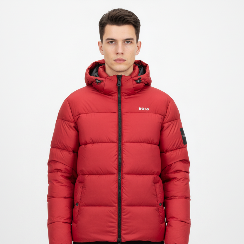 Boss Camel Line Puffer Jacket – Perfect Winter Essential