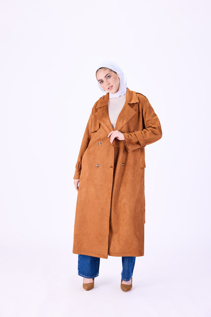 Coats with Grace Suede trench