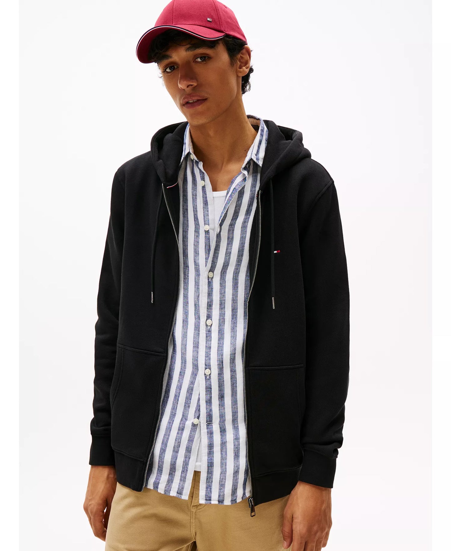 Tommy Hilfiger Flag Zip Thru Hoodie