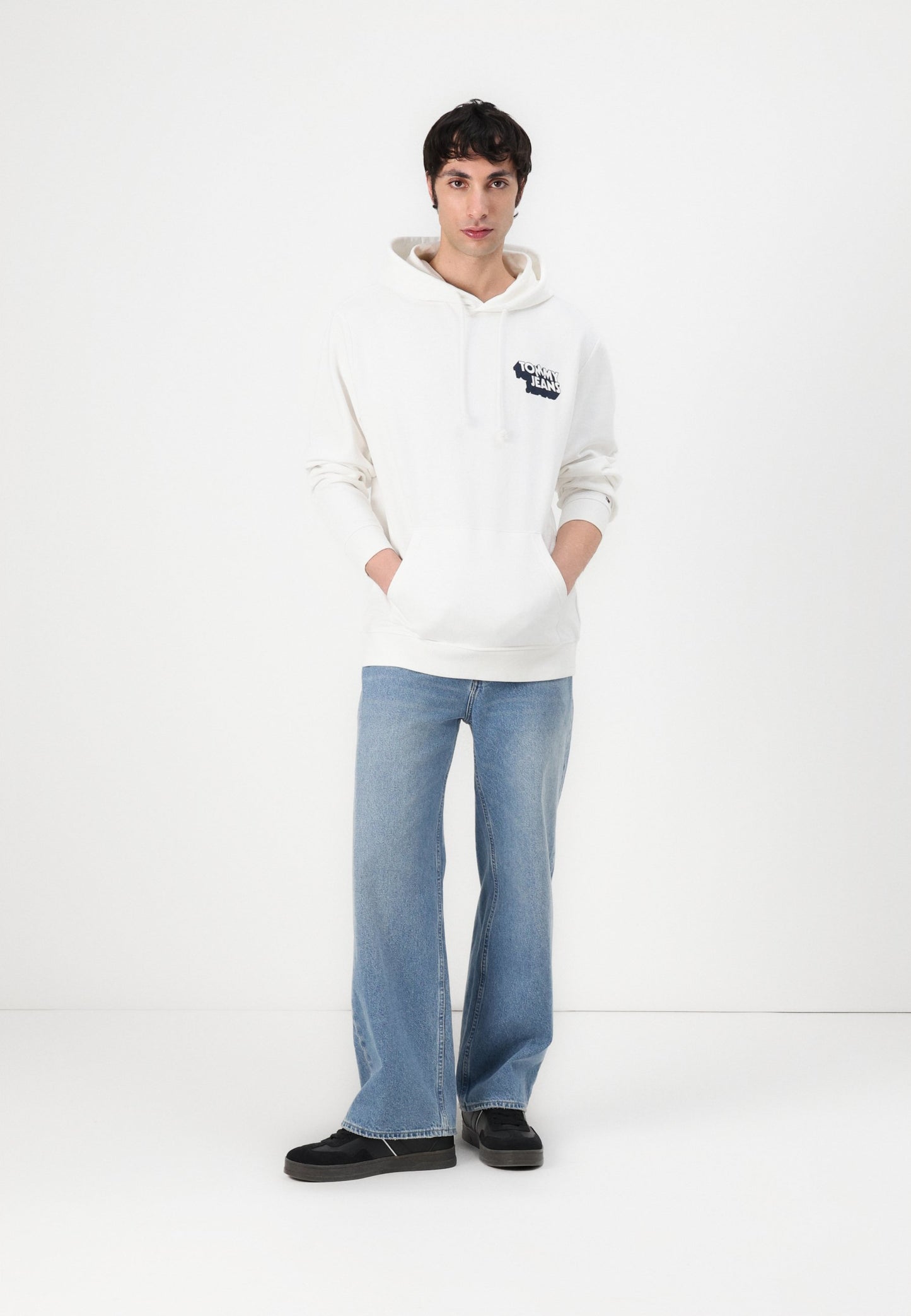 Tommy Jeans Men’s Hoodie – 3D Raised Logo