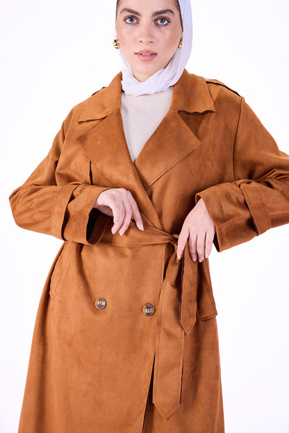 Coats with Grace Suede trench