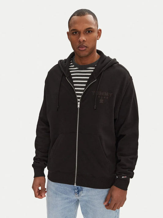 Tommy Jeans Relaxed Fit Tonal Archive Crest Zip Hoodie