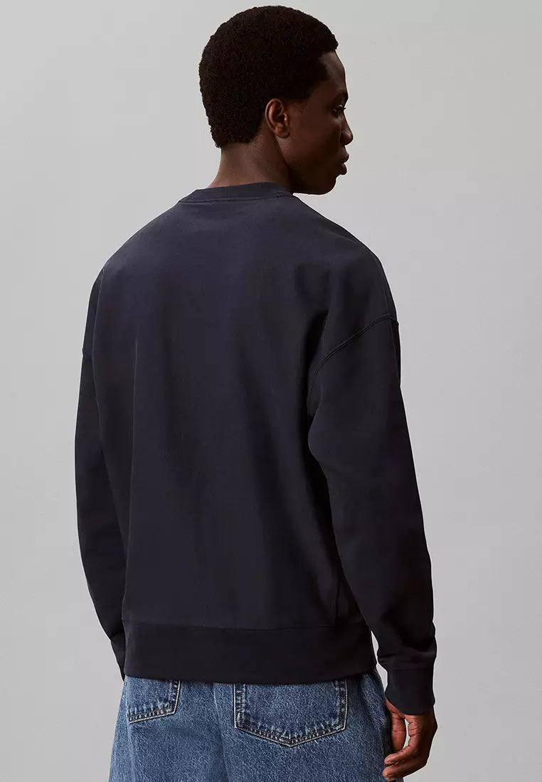 Calvin Klein Jeans Men's Monogram Logo Sweatshirt