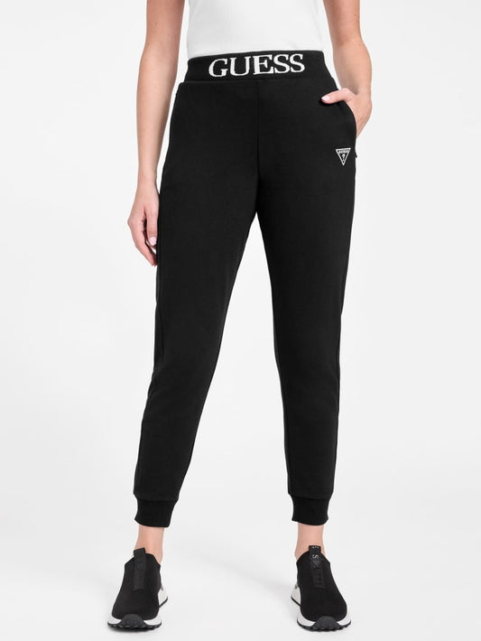 GUESS Women's Logo Waistband Sweatpan