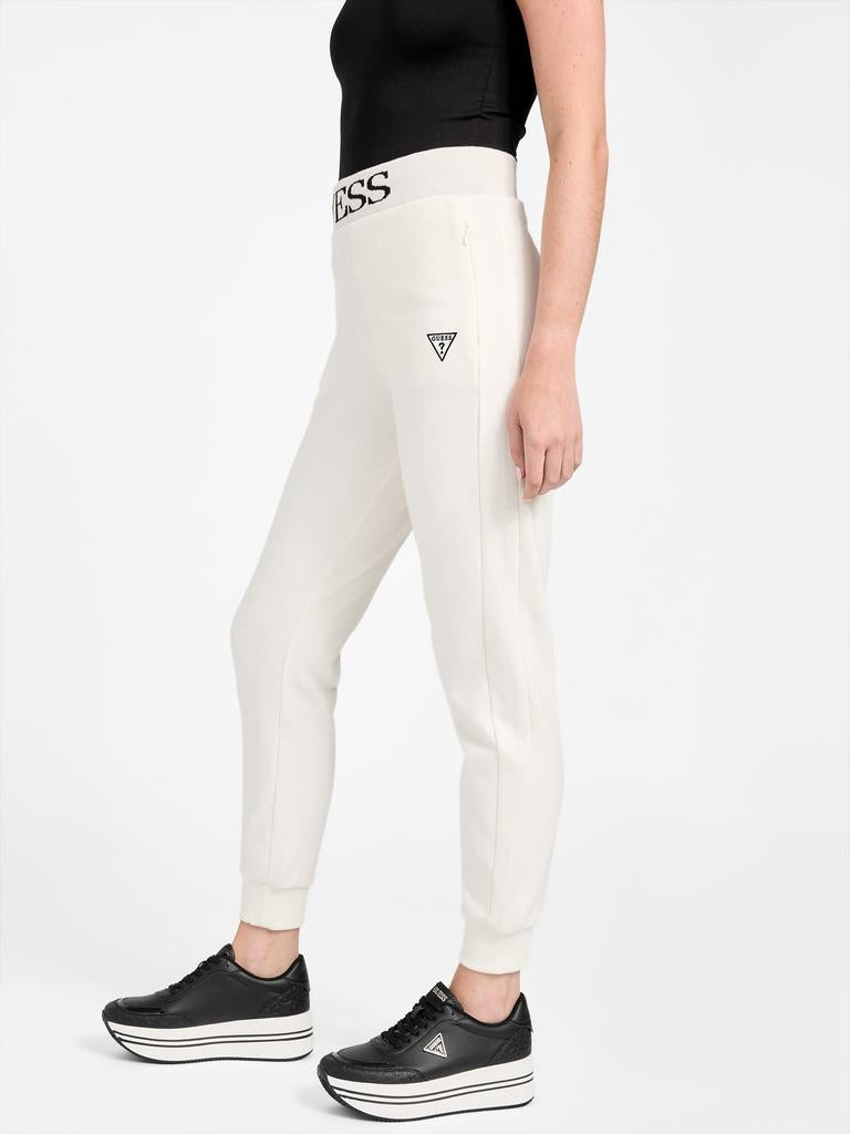 GUESS Women's Logo Waistband Sweatpan