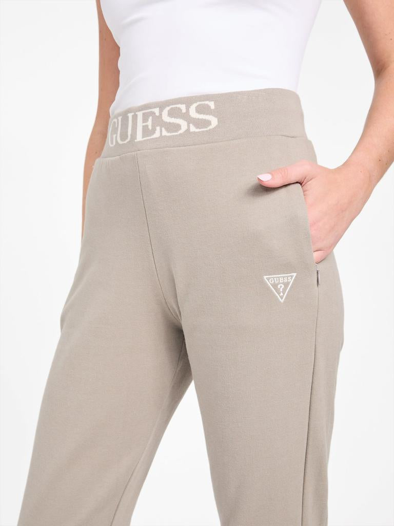 GUESS Women's Logo Waistband Sweatpan