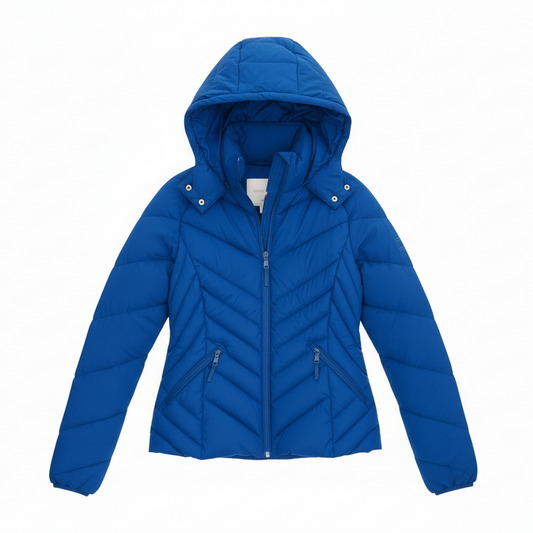 Tommy Hilfiger Women's Chevron Quilted Puffer Jacket