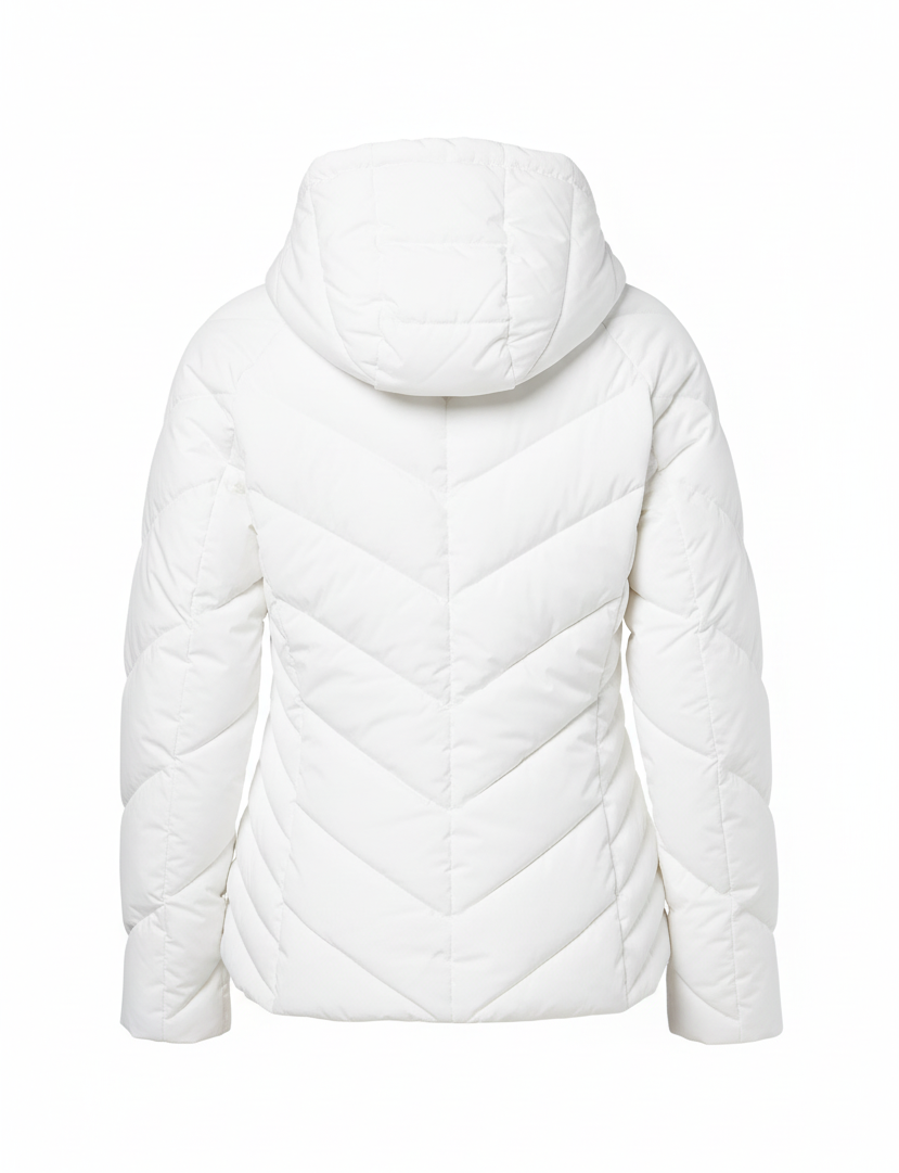 Tommy Hilfiger Women's Chevron Quilted Puffer Jacket