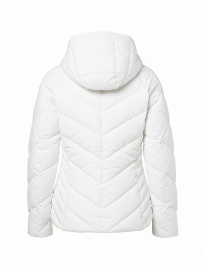 Tommy Hilfiger Women's Chevron Quilted Puffer Jacket