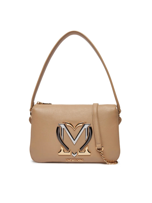 Love Moschino Quilted Faux Leather Shoulder Bag