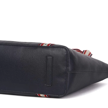 Tommy Hilfiger Essential Monogram Strap Tote Bag