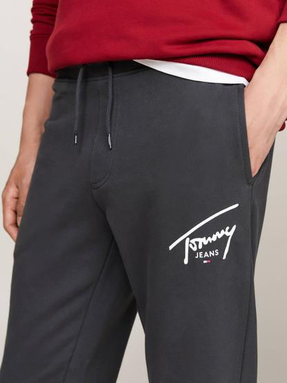 Tommy Jeans Men's Signature Script Logo Joggers