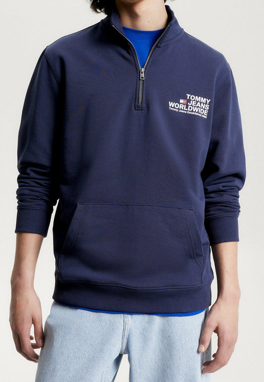 Tommy Jeans Worldwide Quarter-Zip Sweatshirt