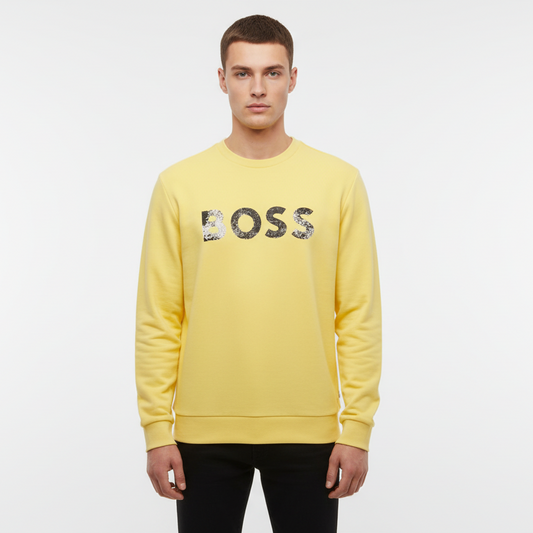 BOSS Sweater With Printed Logo