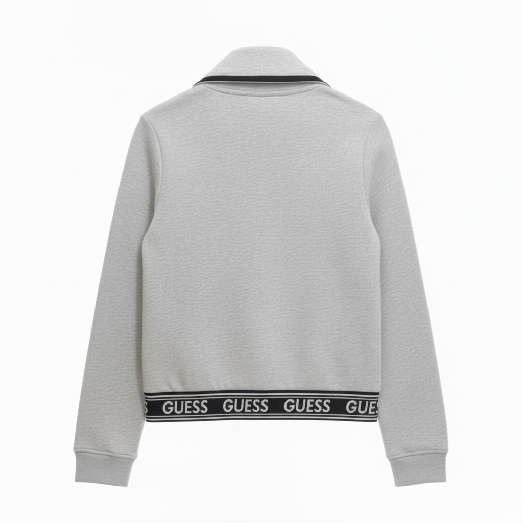 GUESS Women's Sequin Logo Zip-Up Hoodie