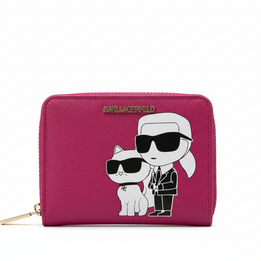 Karl Lagerfeld Paris Women's Small Zip Wallet