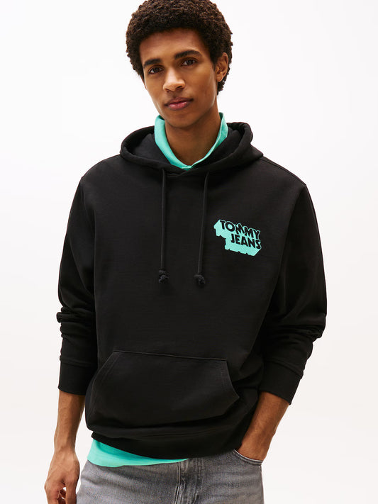 Tommy Jeans Men’s Hoodie – 3D Raised Logo