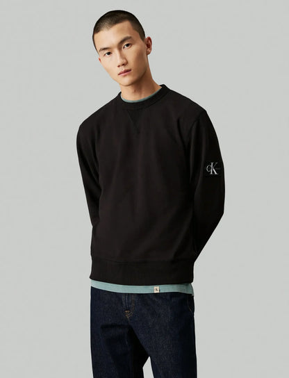 Calvin Klein Jeans Men's Crewneck Sweatshirt – Blue